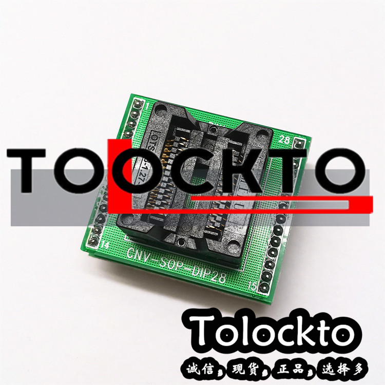TOLOCKTO测试座SOP28IC转换座