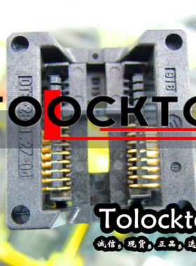 OTS-16(28)1.27-04烧录座IC测试座原装日本ENPLAS品牌SOP16老化座