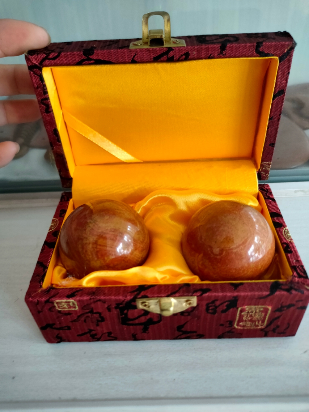 泗滨正品原石打磨砭石 流星按摩球 手球 锻炼手指灵活度 送人自用