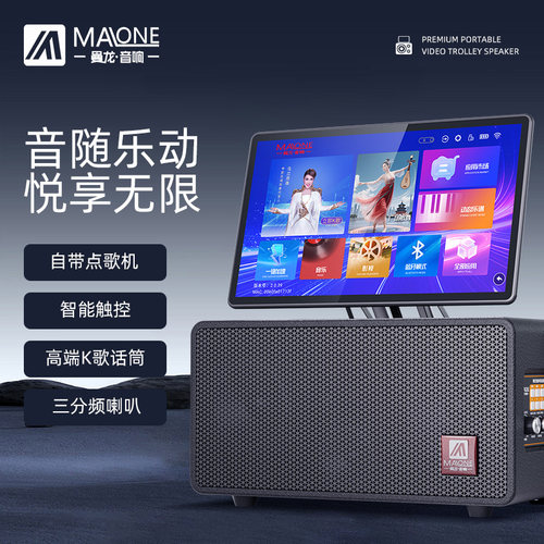 曼龙大功率移动视频音响