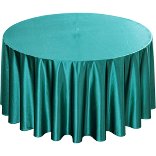 酒店桌布大圆桌专用加厚圆桌台布高级感饭店餐厅圆形餐桌布艺定制