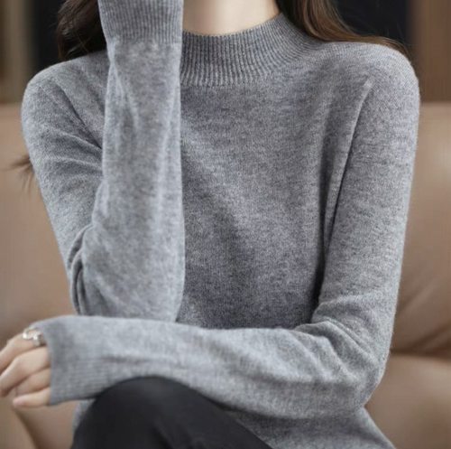 第二件0元 秋冬保暖针织衫女V领长袖毛衣打底衫百搭上衣不起