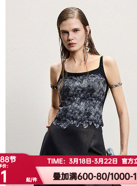 爱慕·CHUANG正品太湖春夏季女士抹胸吊带打底背心上衣CA712141