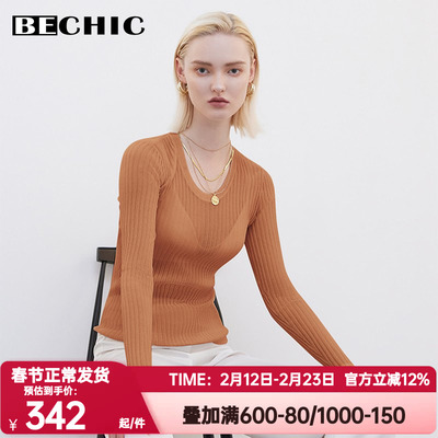 打底衫爱慕圆领高端BeChic正品映