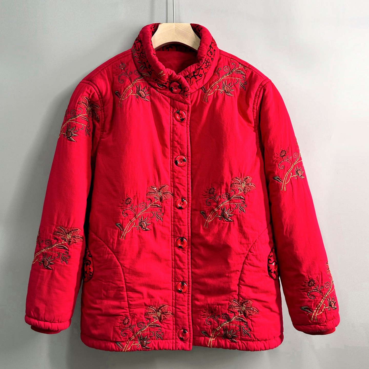 老太太红色棉袄中老年人女加肥纯棉棉服老人妈妈奶奶加厚棉衣外套,女装/女士精品,中老年女装,淘宝优惠券,粉丝福利购,淘宝优惠卷