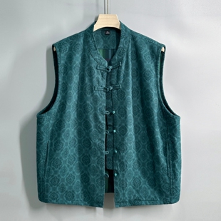 中老年人马甲女春秋2026新款纯棉坎肩妈妈装女款外穿全棉背心外套