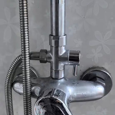 分水阀全铜转换头出水4分6分一进二出切换接头淋浴三通转换器
