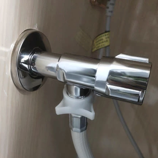 6进4出开关热水器厨房加厚4进6出马桶止水阀三角阀通用防爆铜家用