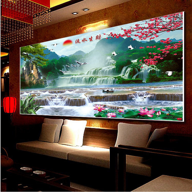 钻石绣2024年新款满钻十字绣现代5d砖石画,居家布艺,钻石绣,淘宝优惠券,粉丝福利购,淘宝优惠卷