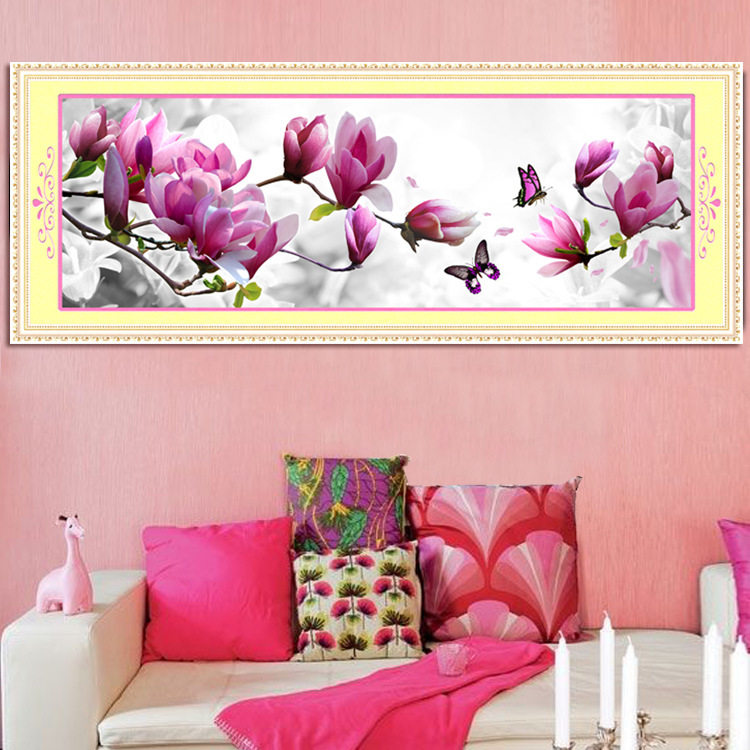 钻石绣2024年新款满钻5d花卉点砖石贴钻十字绣客厅砖石绣,居家布艺,钻石绣,淘宝优惠券,粉丝福利购,淘宝优惠卷