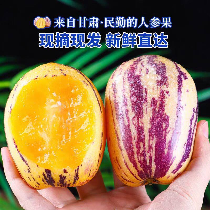 【顺丰包邮】甘肃当季水果人参果新鲜水果低糖黄皮黄肉现摘现发