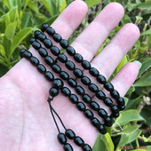 天然保真血柳海柳手串手链米珠佛珠念珠108颗桶珠6x8mm满血纹 包邮