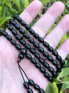 天然保真血柳海柳手串手链米珠佛珠念珠108颗桶珠6x8mm满血纹包邮