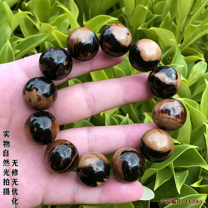 天然血柳活海柳手串圆珠文玩男士情侣生日礼物佛珠血泊纹20mm包邮