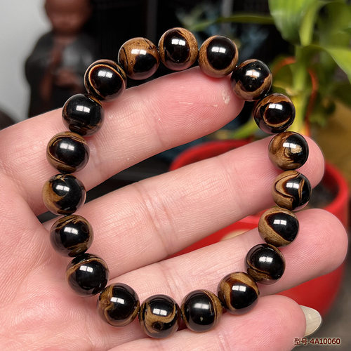天然血柳海柳手串天眼纹10mm