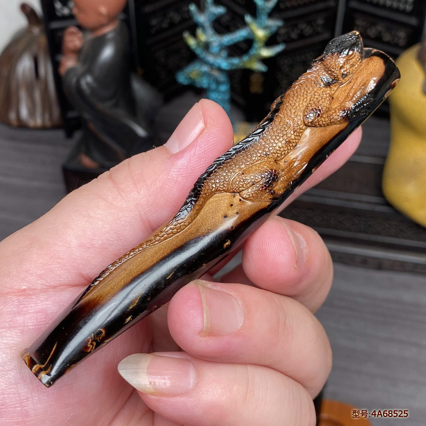 可清洗天然保真海柳招财蜥蜴