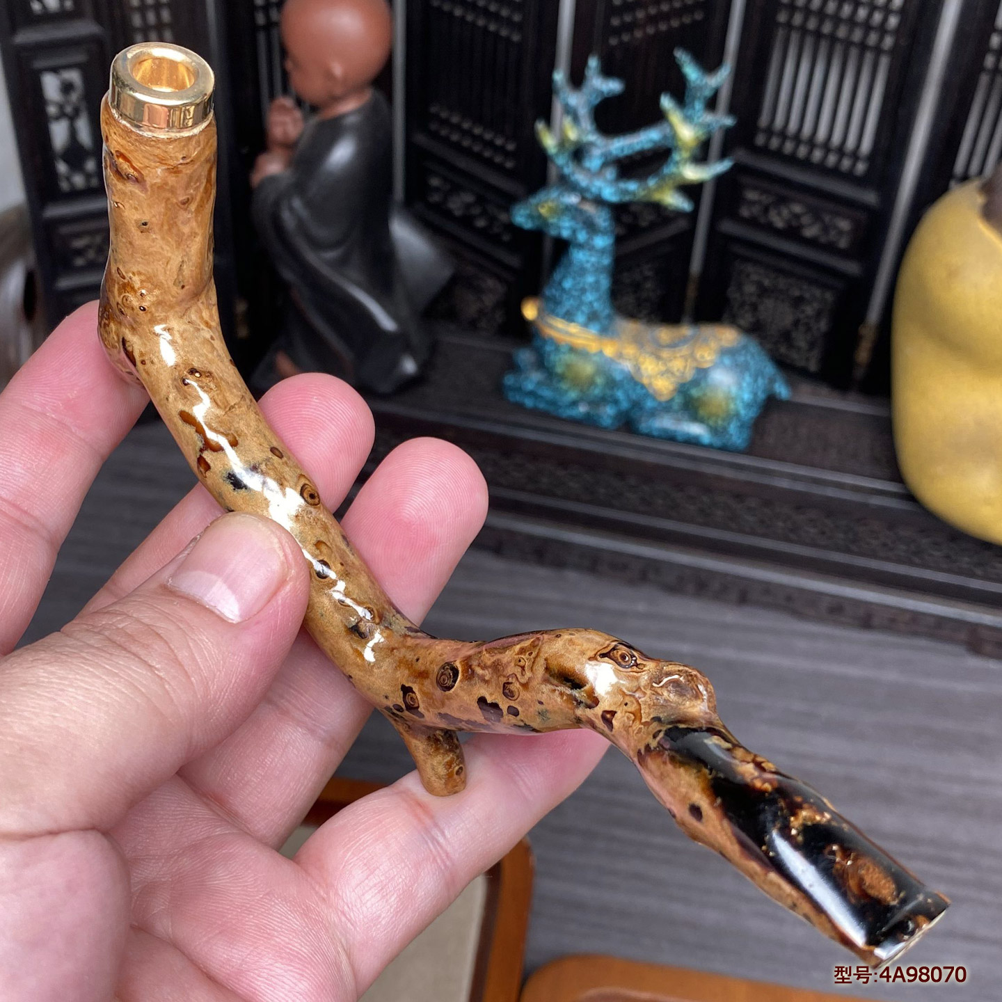 海柳烟嘴烟斗复古风活性碳