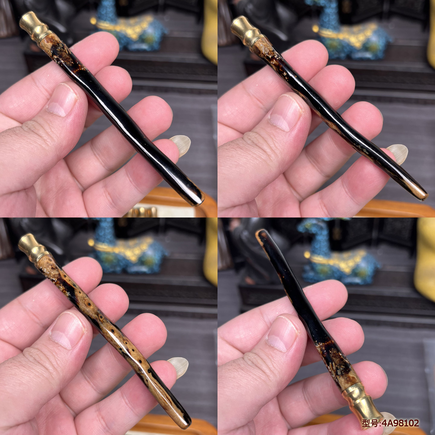 天然保真海柳烟嘴男女同款