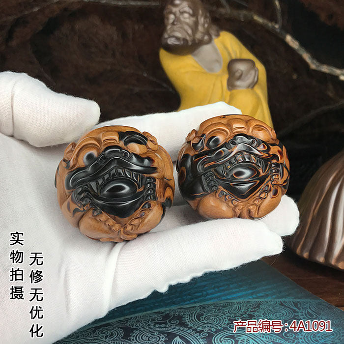 海柳文玩保健球手球锻炼指力球转球健身球收藏貔貅蟾蜍祥龙包邮