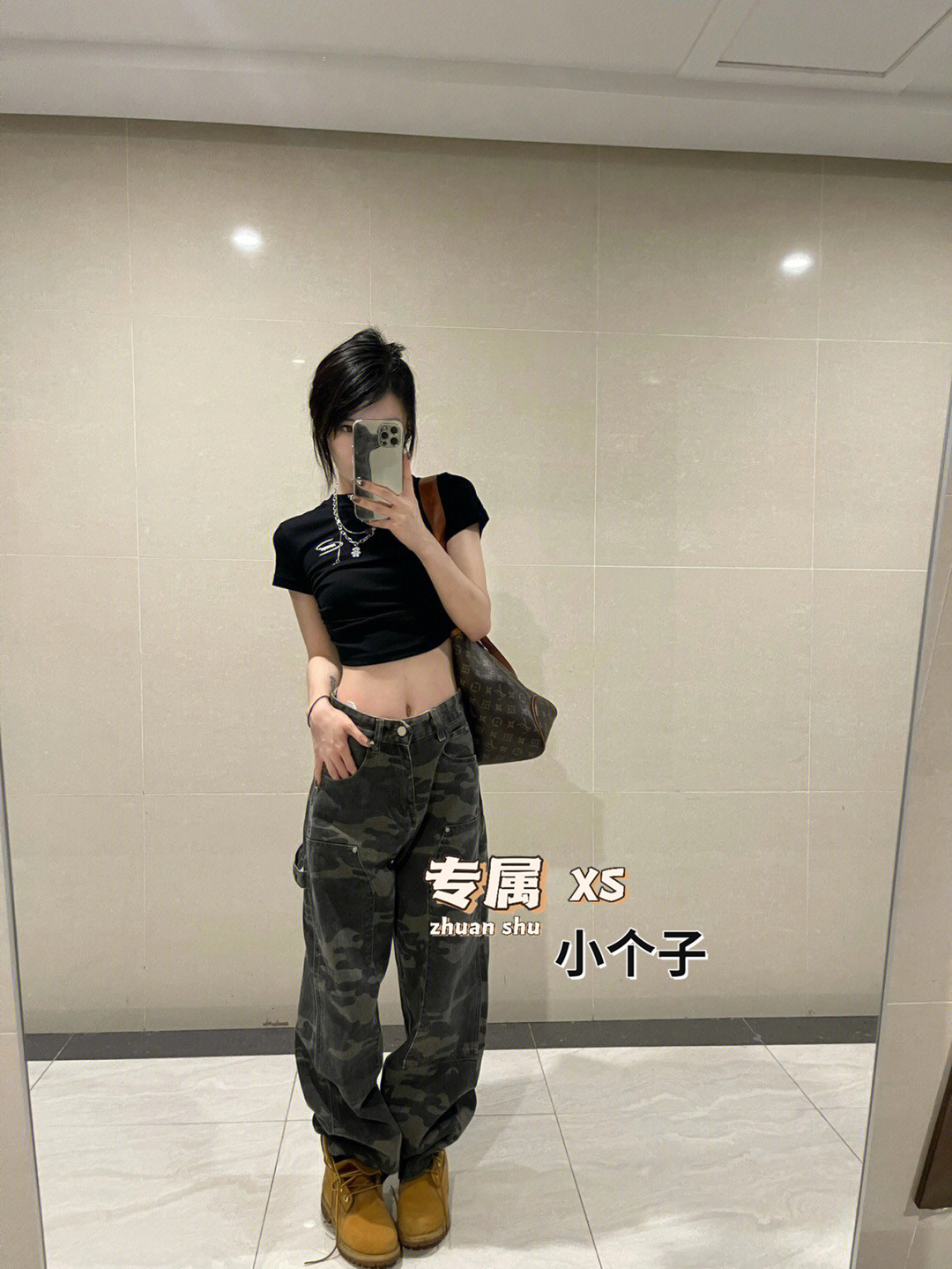 小个子长裤适中牛仔布2024春夏季