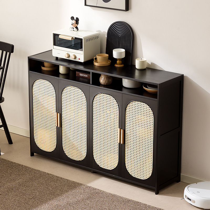 茶水柜子储物柜餐边柜现代简约客厅靠墙一体边柜包厢收纳柜备