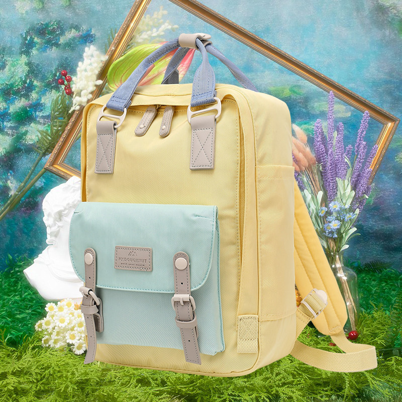 【官方正品】NX DOUGHNUT新版甜甜圈双肩包学生书包男女电脑背包