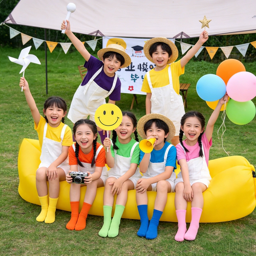 儿童背带短裤彩色套装幼儿园班服