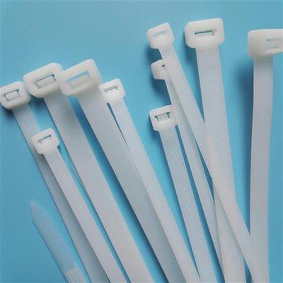 尼龙扎带6X300mm自锁式透明塑料白色捆绑扎线带100条环保束带