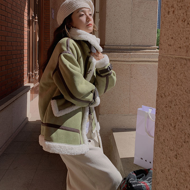 大大货皮毛一体棉衣2024秋冬主打185K268,女装棉衣/棉服,铱本正襟
