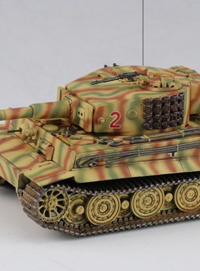 【模匠】1/72利华03116 德国虎式 后期型 带防磁装甲 成品代工
