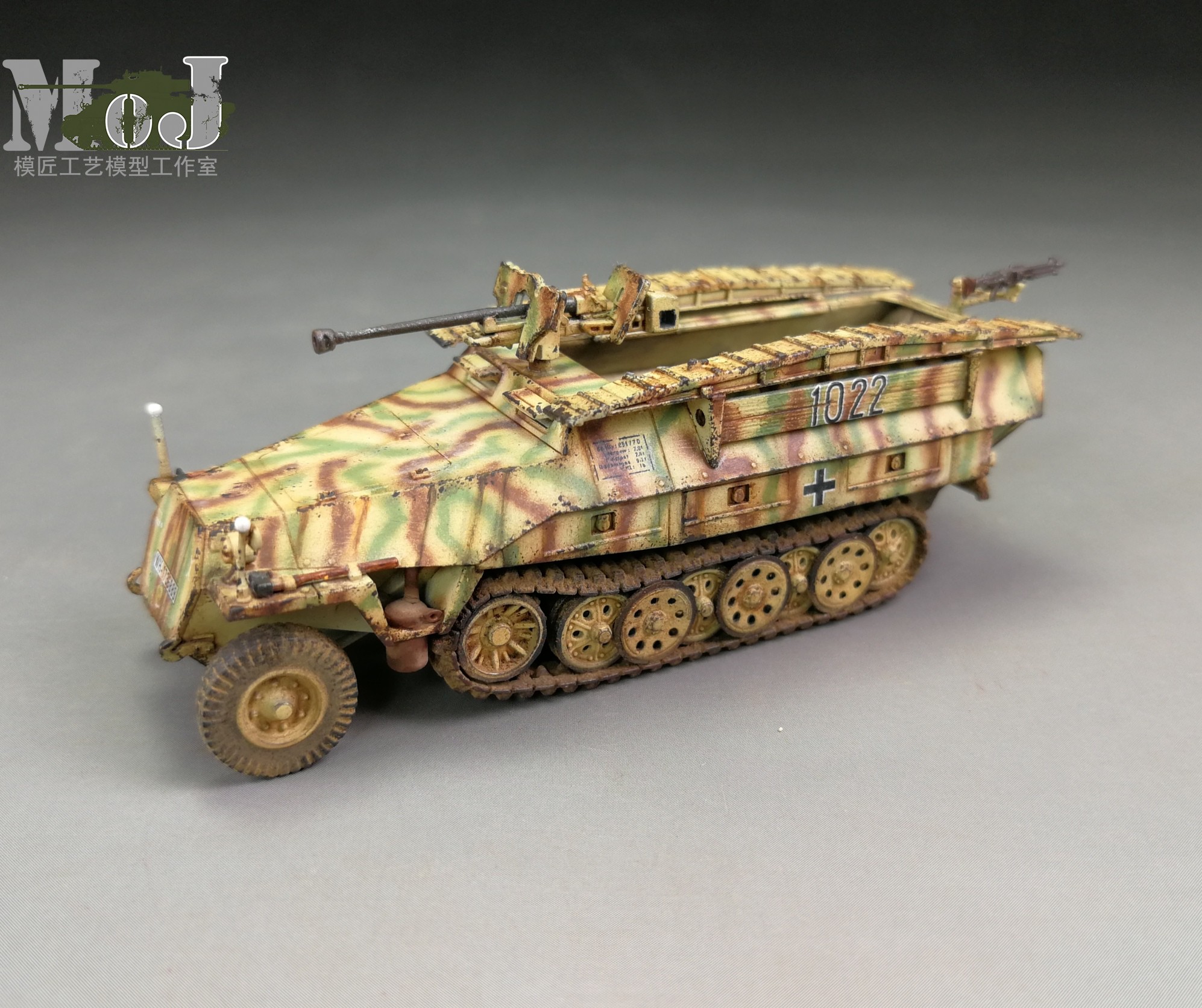 【模匠】1/72威龙 7605 251/7 半履带装甲车工兵型 成品代工