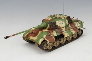 【模匠】1/72鹰翔模型3019 德国虎王亨舍尔炮塔重型坦克 成品代工