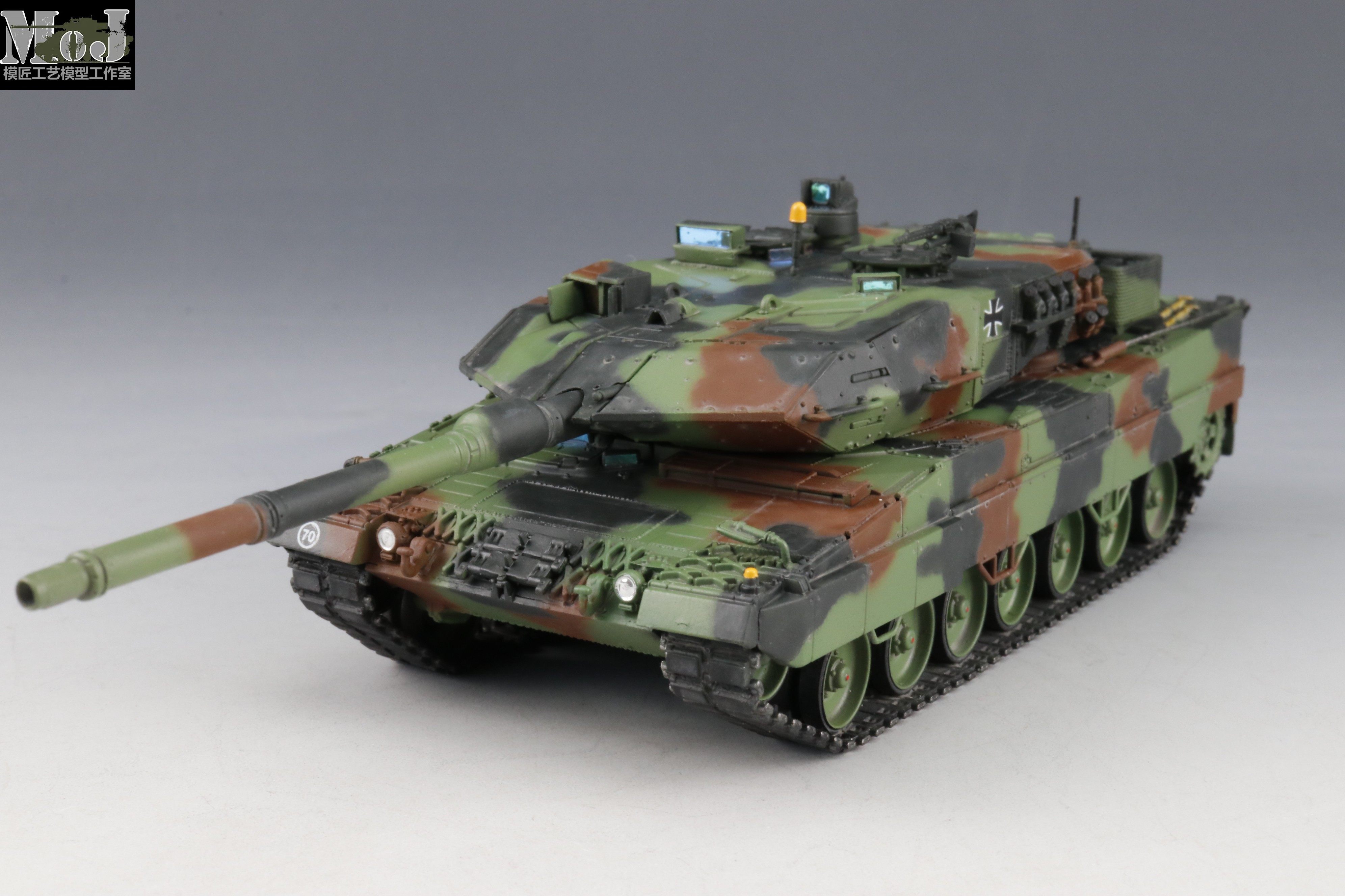 【模匠】边境7201易模型 1/72德国现役主战坦克豹2a5/a6 成品代工