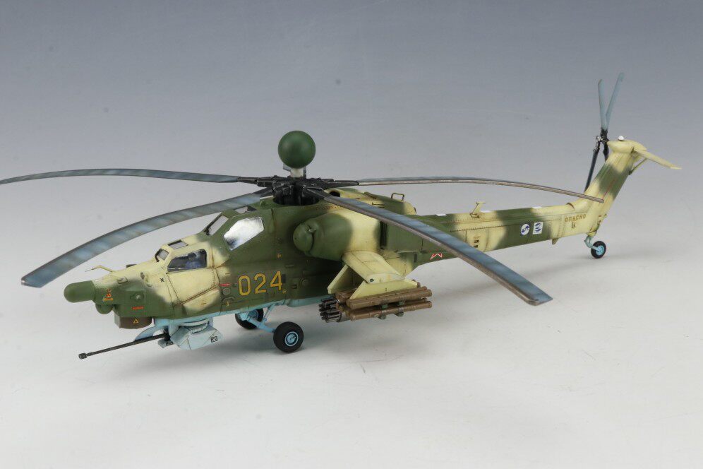 【模匠】1/72 红星 7255 俄罗斯米-28直升机 成品代工