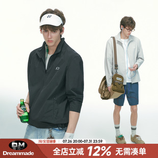 Dream made网眼透气UPF50+正肩防晒衣男款夏季薄款防晒服外套男生