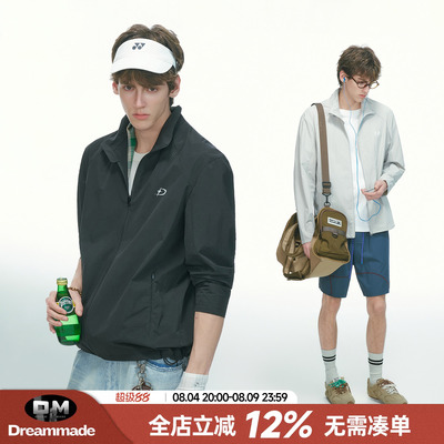 Dream made网眼透气UPF50+正肩防晒衣男款夏季薄款防晒服外套男生