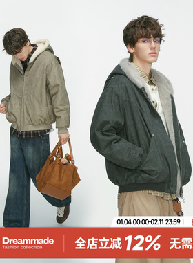 Dream made 冬季加厚座山雕棉服外套男美式冬装棉衣男生保暖棉袄