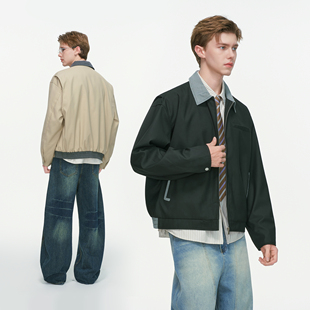 撞色巴恩风工装 美式 外套男秋季 2025新款 夹克 Dream boxy短款 made