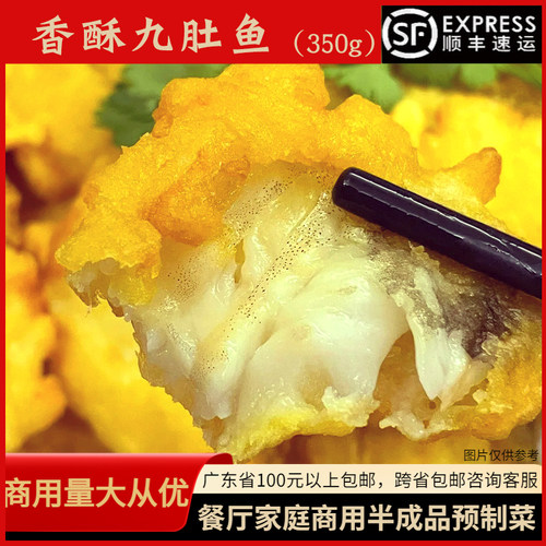 舟丰香酥脆九肚鱼350g豆腐鱼商用