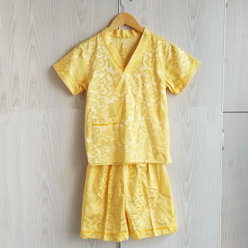 儿童浴服汗蒸服可爱纯棉图片