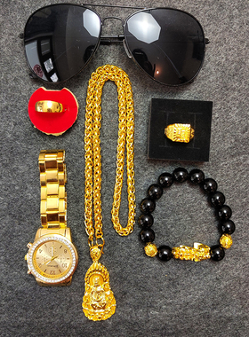 越南沙金项链男士不掉色