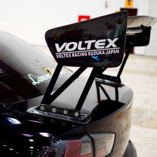 适用于voltex stickers碳纤维尾翼车贴纸 EVO尾翼车贴GTR尾翼贴纸