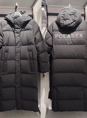 探路者羽绒服2025秋冬款男女式长款羽绒服TADDAN91629/92630