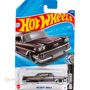 111号 '58 CHEVY IMPALA 雪佛兰 黑色 风火轮