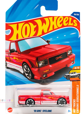 119号 '91 GMC SYCLONE 红色 风火轮 HW HOT TRUCKS