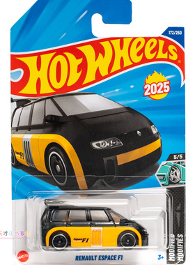 172号 RENAULT ESPASE F1 雷诺 黑黄色 风火轮 HW MODIFIED系列25