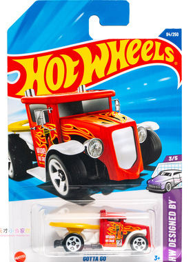 84号 GOTTA GO 马桶车 红色 风火轮 HW DESIGNED BY系列25L