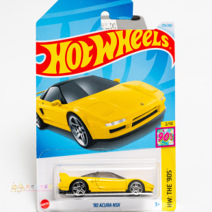175号 '90 ACURA NSX 讴歌 黄色 美泰风火轮 HW THE'90S'系列24K
