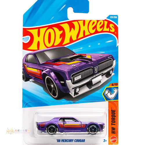 231号 '68 MERCURY COUGAR 水星 紫色 风火轮 HW TORQUE系列26M