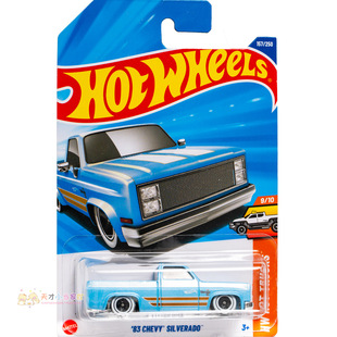 157号 '83 CHEVY SILVERADO 雪佛兰 天蓝色 风火轮